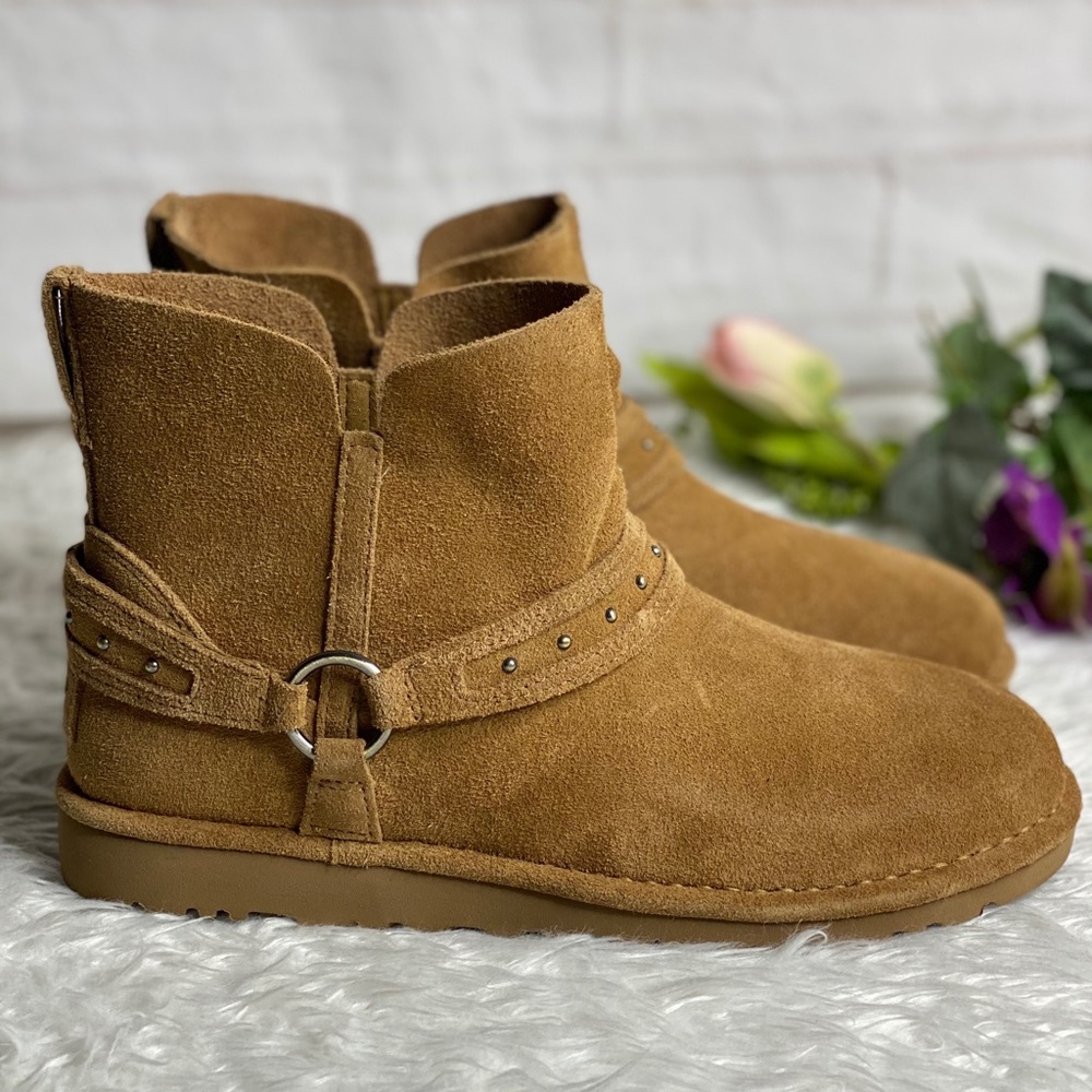 New UGG Ankle soft sude booties size 9